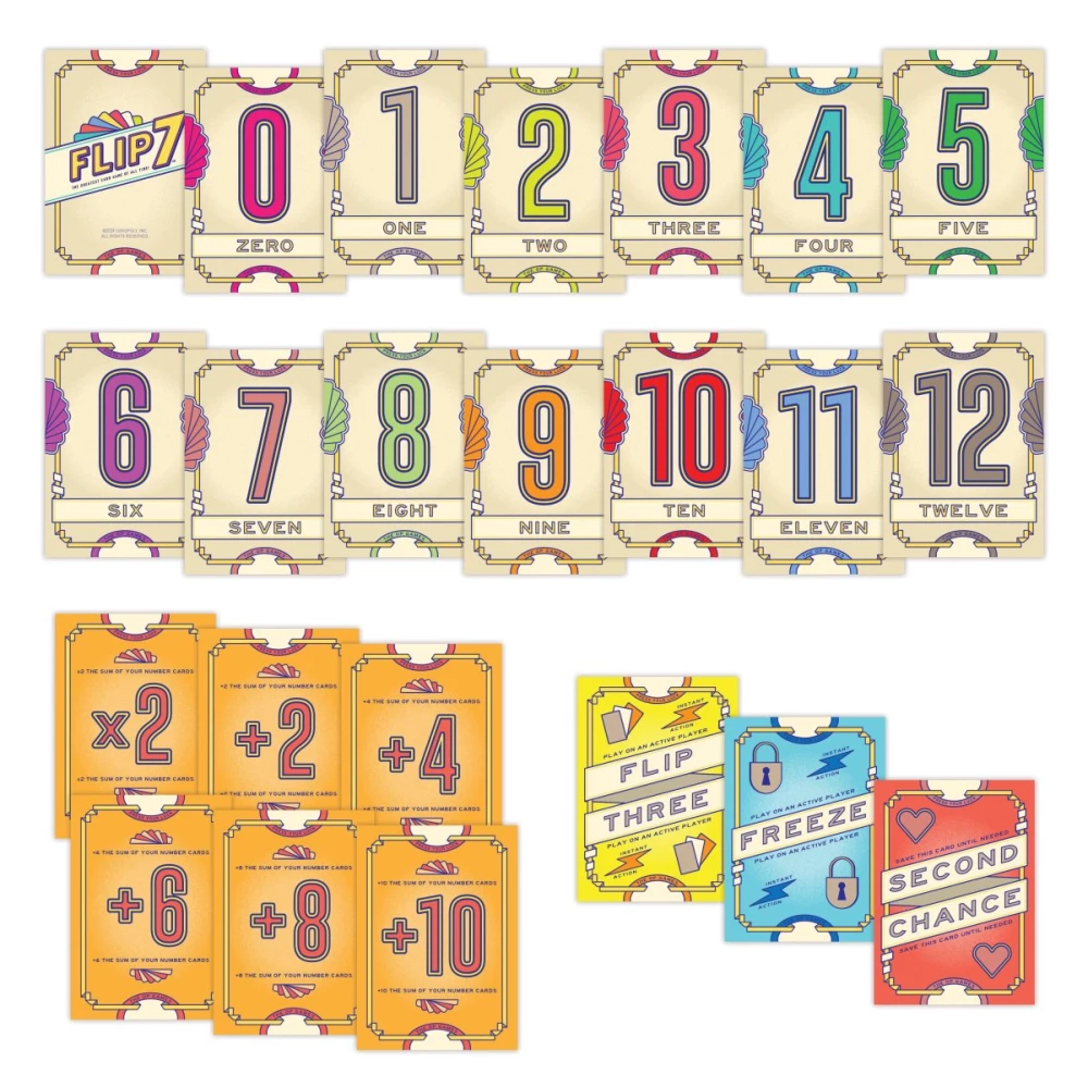 Table Card Game - Flip 7