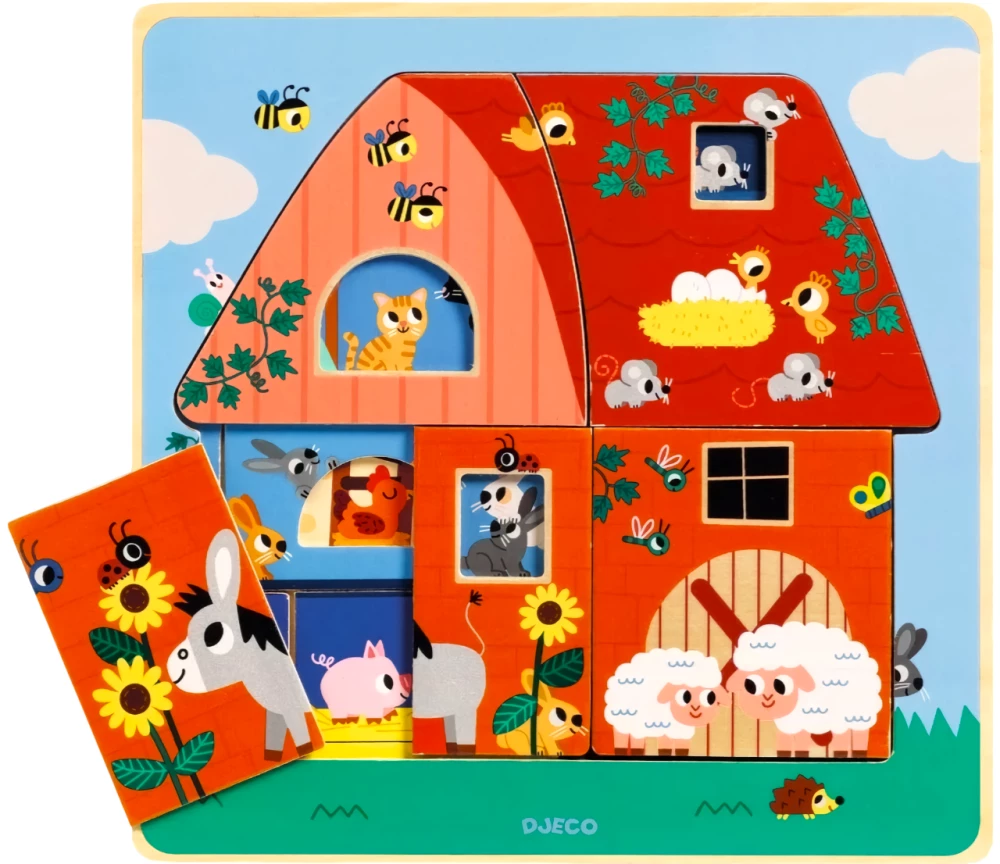 Koka puzle: 12 - Ferma, 3 līmeņi