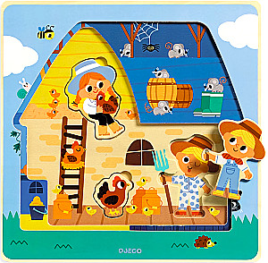 Koka puzle: 12 - Ferma, 3 līmeņi