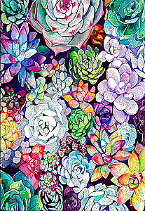 Obraz według numerów z kryształami ze szkła 40x50 cm - Jaskrawe kwiaty