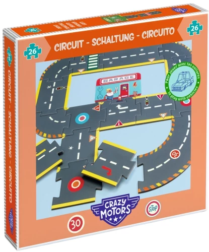 Напольный пазл:26 - Crazy Motors. Circuit