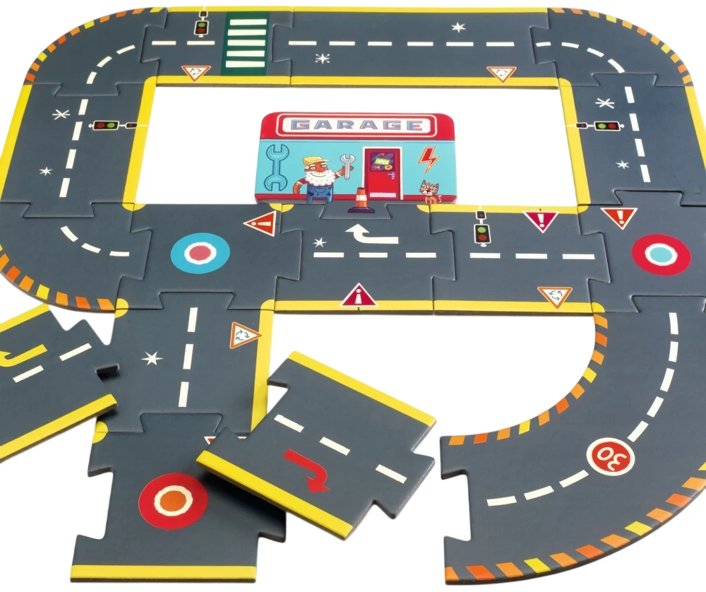 Напольный пазл:26 - Crazy Motors. Circuit