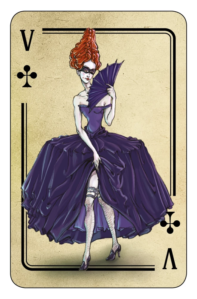 Fortune-telling Playing Cards - Ash Gate, 40 Cards with Instructions