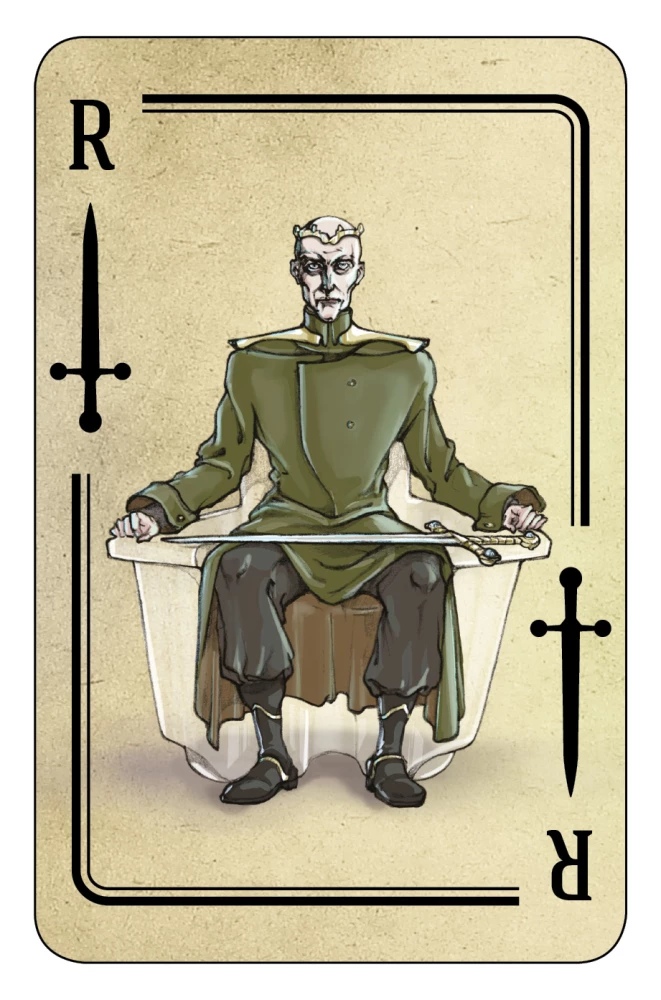 Fortune-telling Playing Cards - Ash Gate, 40 Cards with Instructions