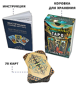 Fortune-telling Cards - Flemish Tarot, 78 Cards with Instruction for Divination