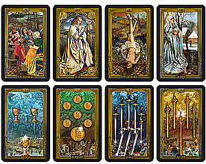Fortune-telling Cards - Flemish Tarot, 78 Cards with Instruction for Divination