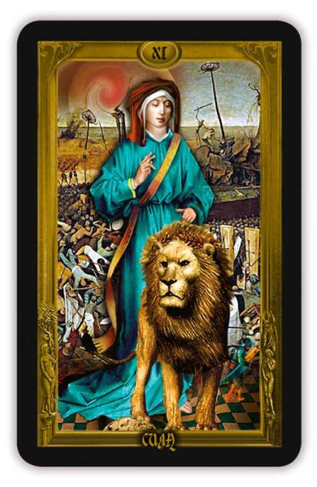 Fortune-telling Cards - Flemish Tarot, 78 Cards with Instruction for Divination