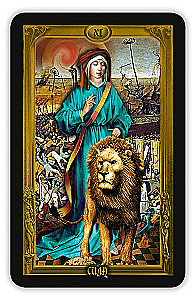 Fortune-telling Cards - Flemish Tarot, 78 Cards with Instruction for Divination