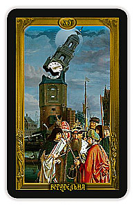 Fortune-telling Cards - Flemish Tarot, 78 Cards with Instruction for Divination