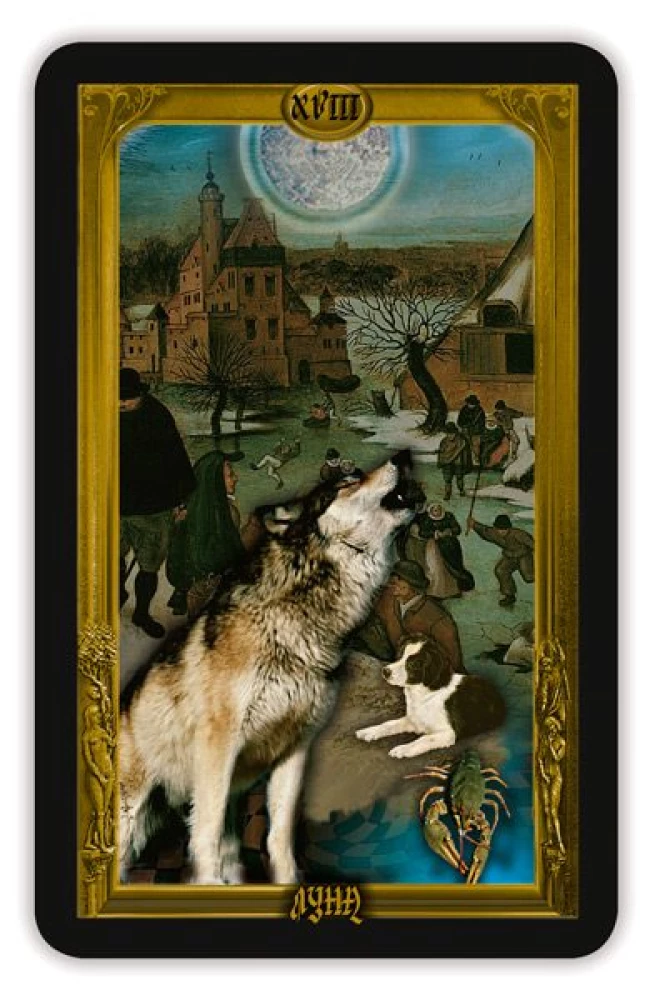 Fortune-telling Cards - Flemish Tarot, 78 Cards with Instruction for Divination