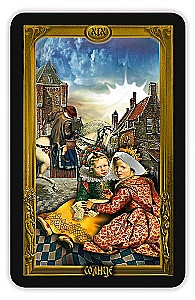 Fortune-telling Cards - Flemish Tarot, 78 Cards with Instruction for Divination