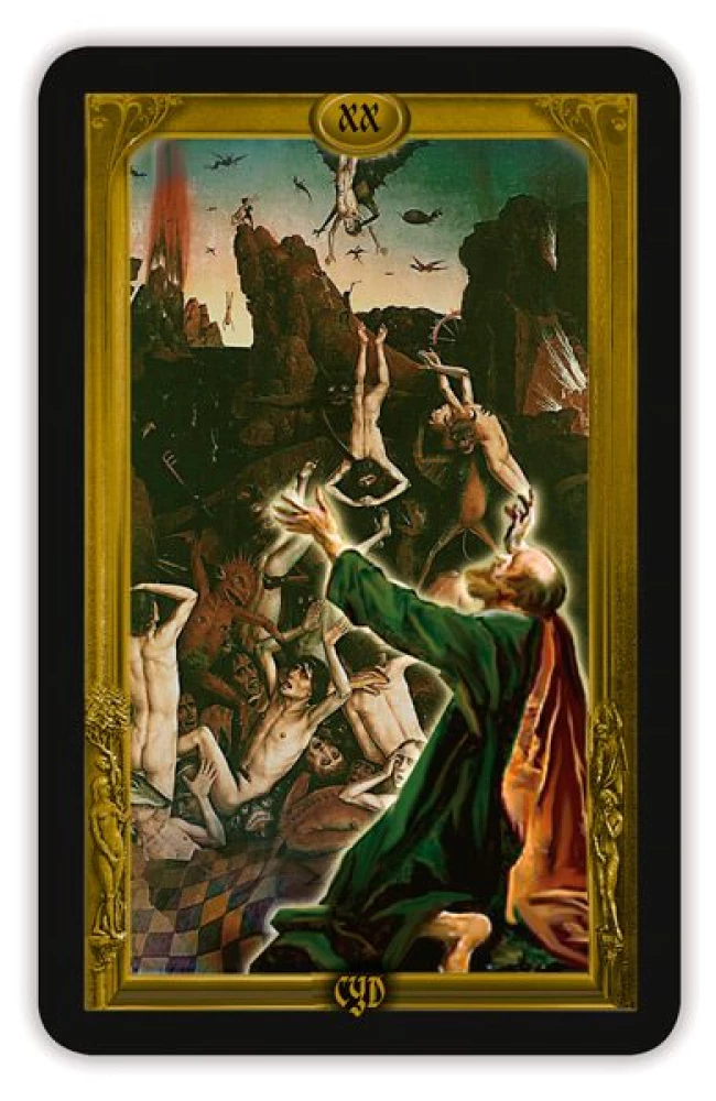 Fortune-telling Cards - Flemish Tarot, 78 Cards with Instruction for Divination