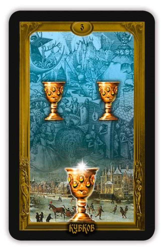 Fortune-telling Cards - Flemish Tarot, 78 Cards with Instruction for Divination