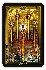 Fortune-telling Cards - Flemish Tarot, 78 Cards with Instruction for Divination