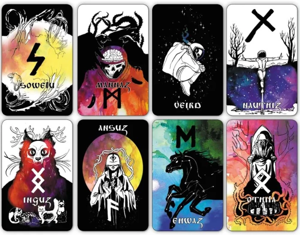 Runes Cards - Dark Cosmos, 25 cards