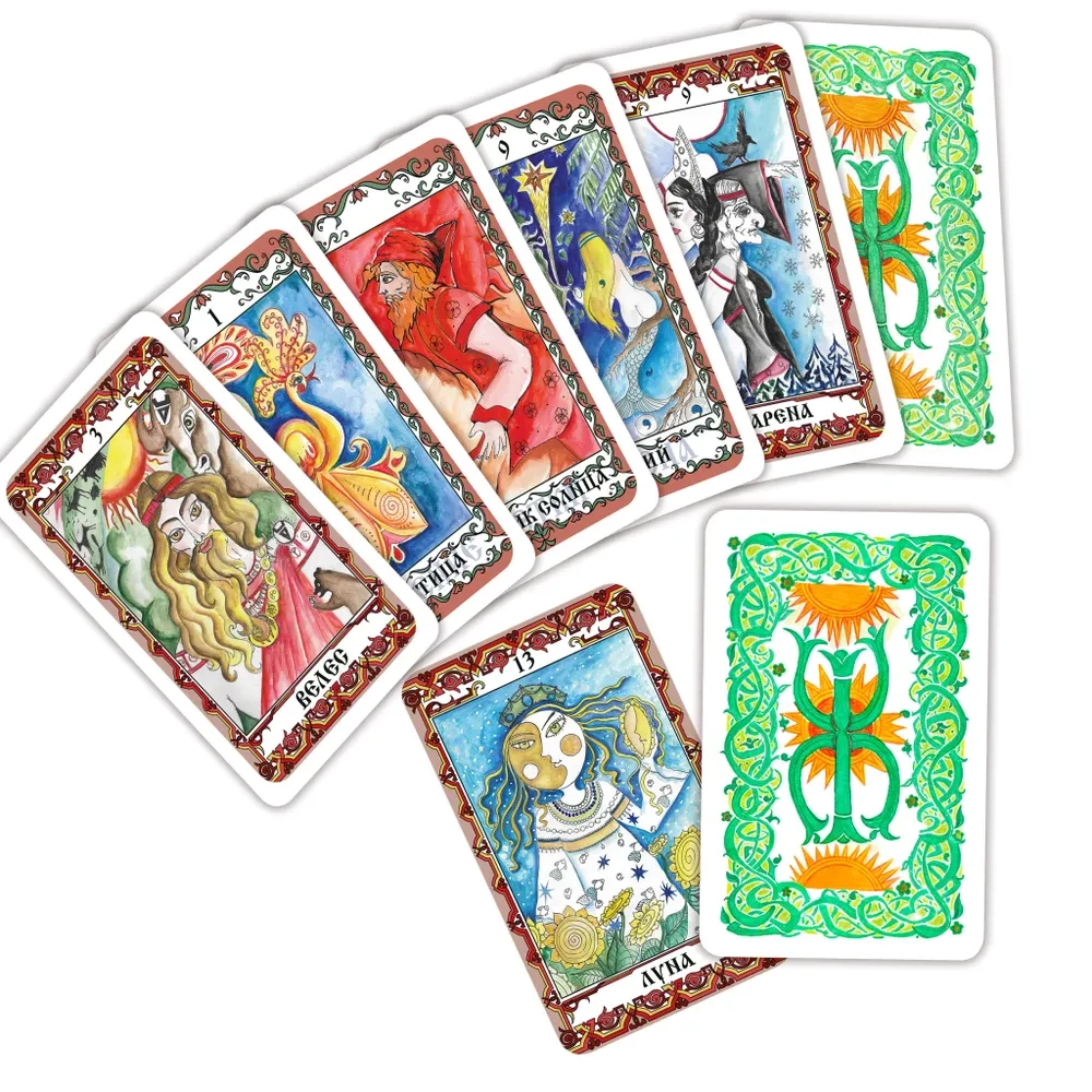 Metaphorical cards 78 pieces + transformation game about Koshuns