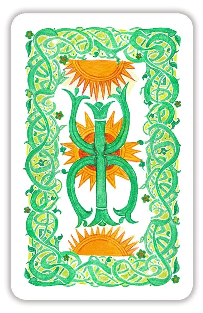 Metaphorical cards 78 pieces + transformation game about Koshuns