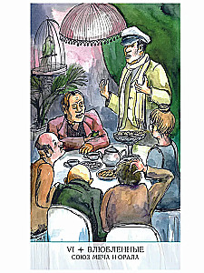 Taro Diamentowy dym 12 krzeseł (78 kart + instrukcja)