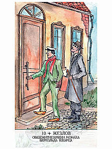 Taro Diamentowy dym 12 krzeseł (78 kart + instrukcja)