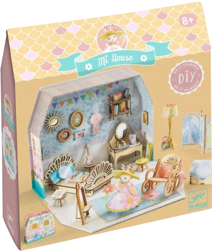 Набор для творчества - Миниатюрный домик Альбы, 3D