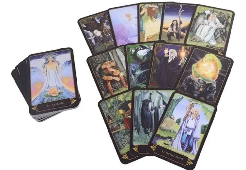 Dreams of Gaia Tarot. Мечты о богине Земли. Таро 81 карта и руководство по работе с колодой в подарочном футляре