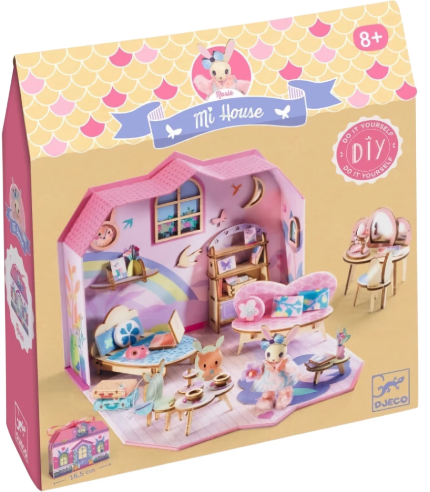 Zestawy do twórczości - Miniaturowy domek Rosi, 3D