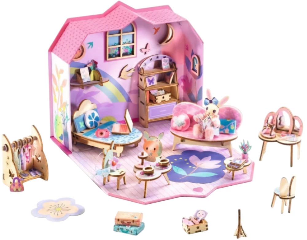 Zestawy do twórczości - Miniaturowy domek Rosi, 3D