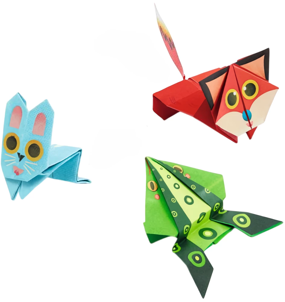 Origami - Skaczące zwierzątka