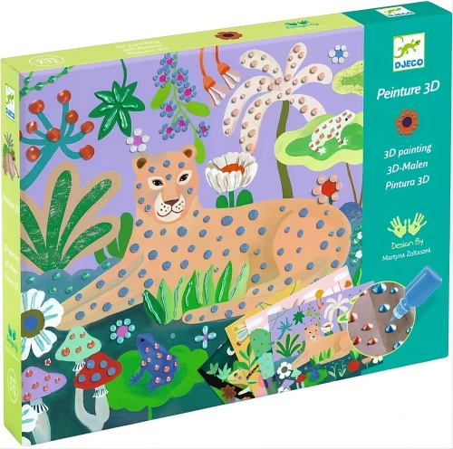 Zestaw kreatywny - Tropikalne lasy, 3D malowanie