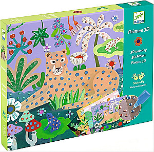 Zestaw kreatywny - Tropikalne lasy, 3D malowanie