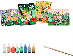 Zestaw kreatywny - Tropikalne lasy, 3D malowanie