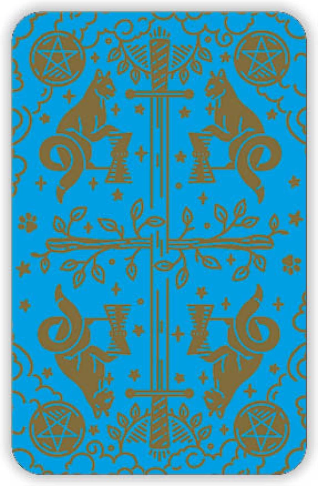 Karty wróżebne - Tarots Kotów (budżet), (talia 78 kart z instrukcją do wróżenia)