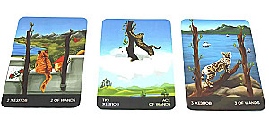 Karty wróżebne - Tarots Kotów (budżet), (talia 78 kart z instrukcją do wróżenia)