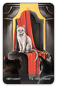 Karty wróżebne Tarota - Koty drogą. Cat's Way Tarot (zestaw 78 kart z książką instrukcją do wróżenia)