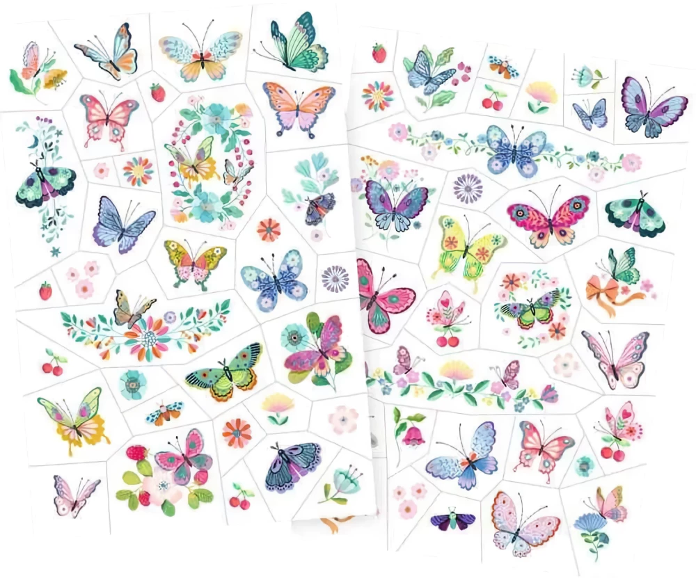 Временные татуировки - Бабочки
