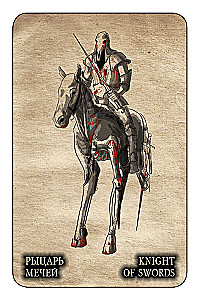 Karty wróżebne - Czarne tarot 78 kart. Black Tarot z instrukcją do wróżenia