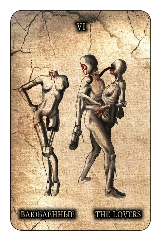 Karty wróżebne - Czarne tarot 78 kart. Black Tarot z instrukcją do wróżenia