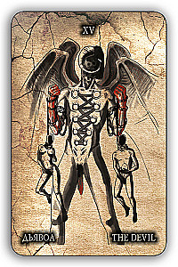 Karty wróżebne - Czarne tarot 78 kart. Black Tarot z instrukcją do wróżenia