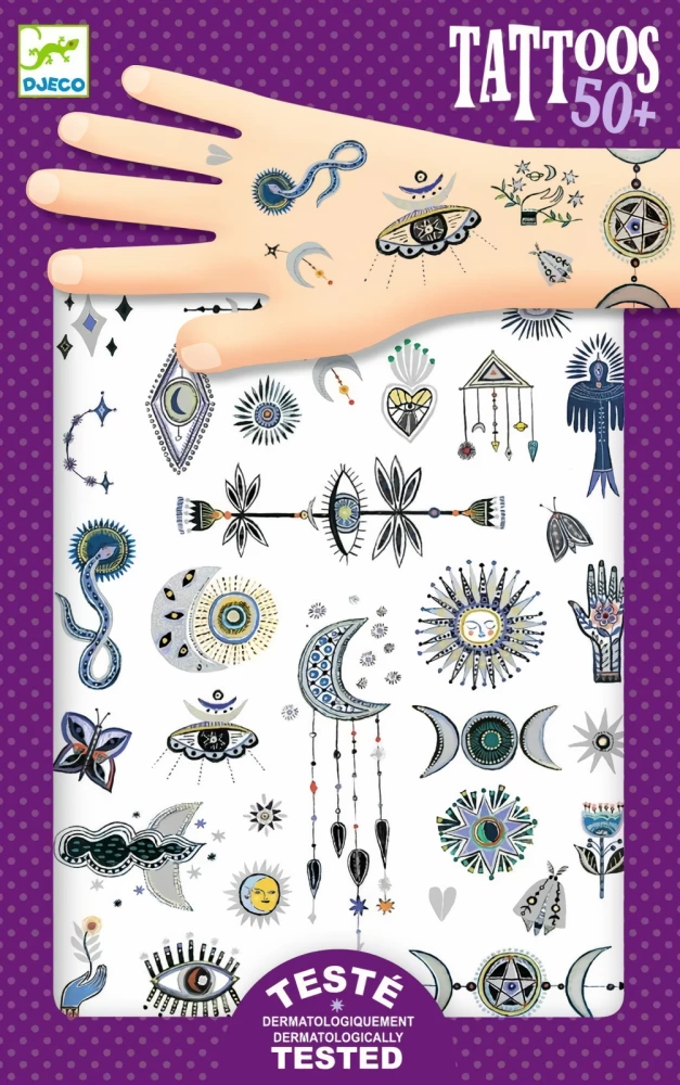 Tymczasowe tatuaże - Styl wiedźmy