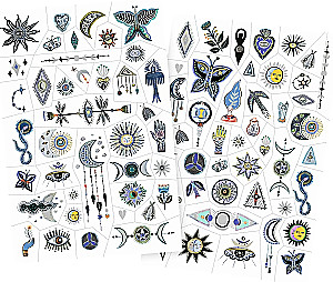 Tymczasowe tatuaże - Styl wiedźmy