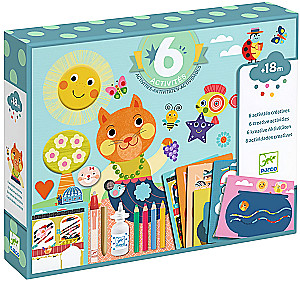 Zestaw do kreatywności - Kociak i jego przyjaciele, 6 w 1