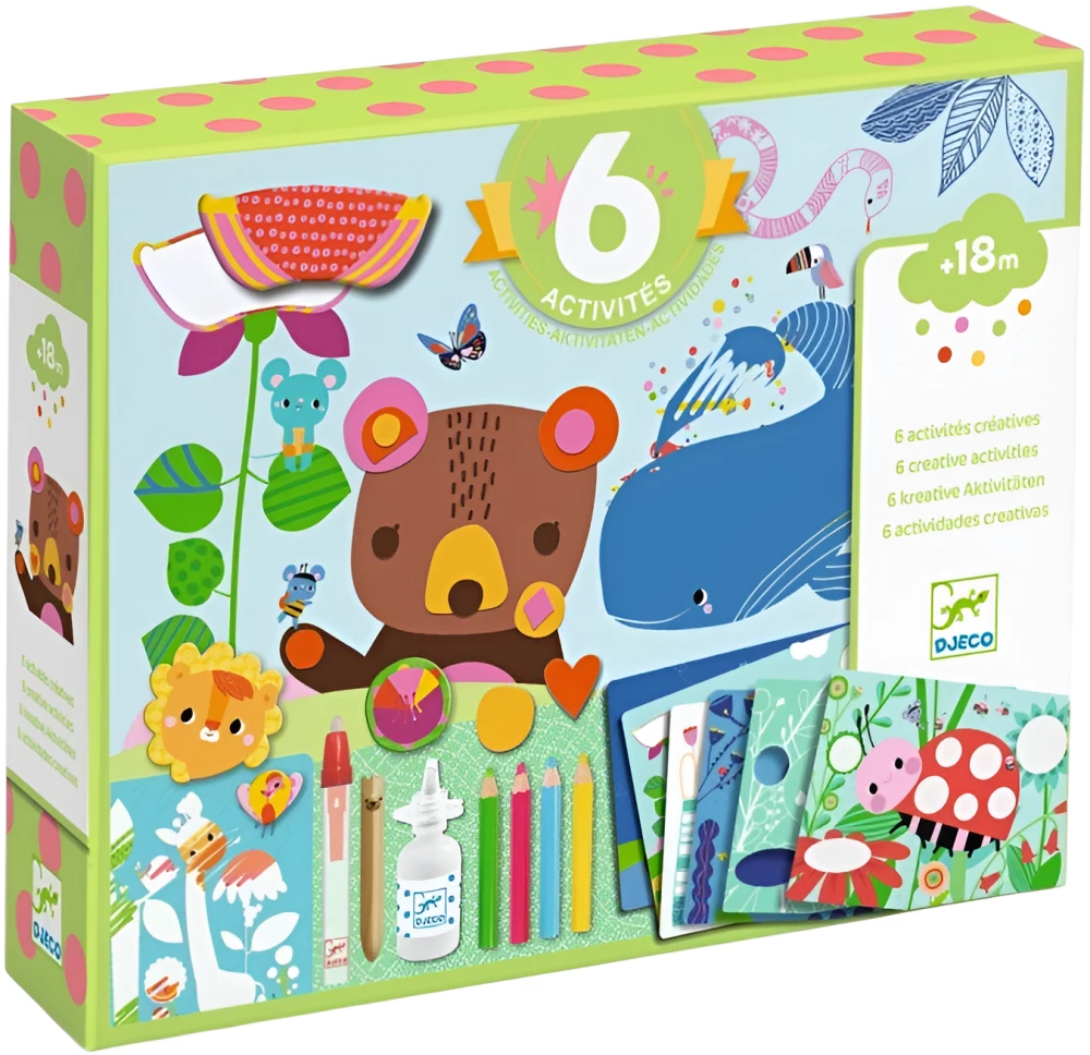 Zestaw do twórczości - Myszka i jej przyjaciele, 6 w 1