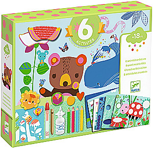 Zestaw do twórczości - Myszka i jej przyjaciele, 6 w 1