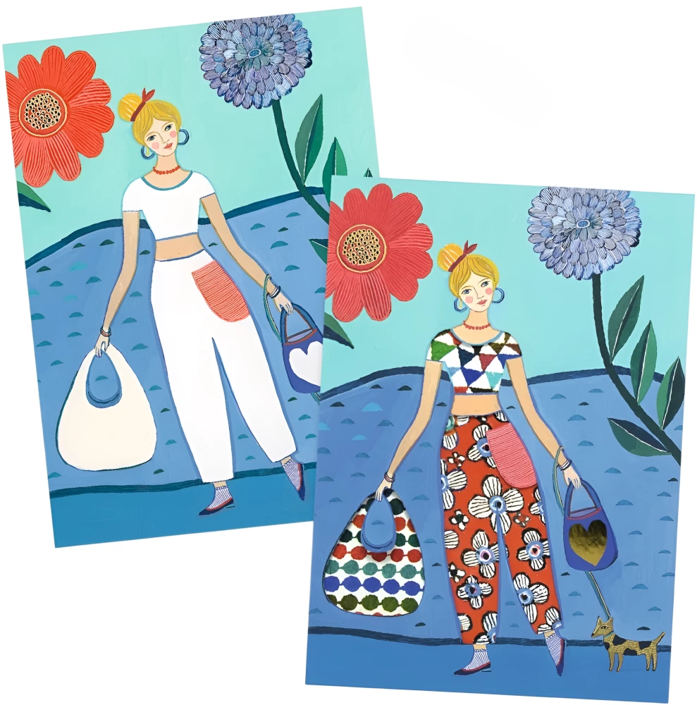 Zestaw kreatywny - Kolaż. Modne trendy