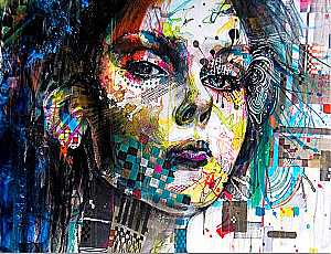 Obraz według numerów 40x50 cm - Styl art-house