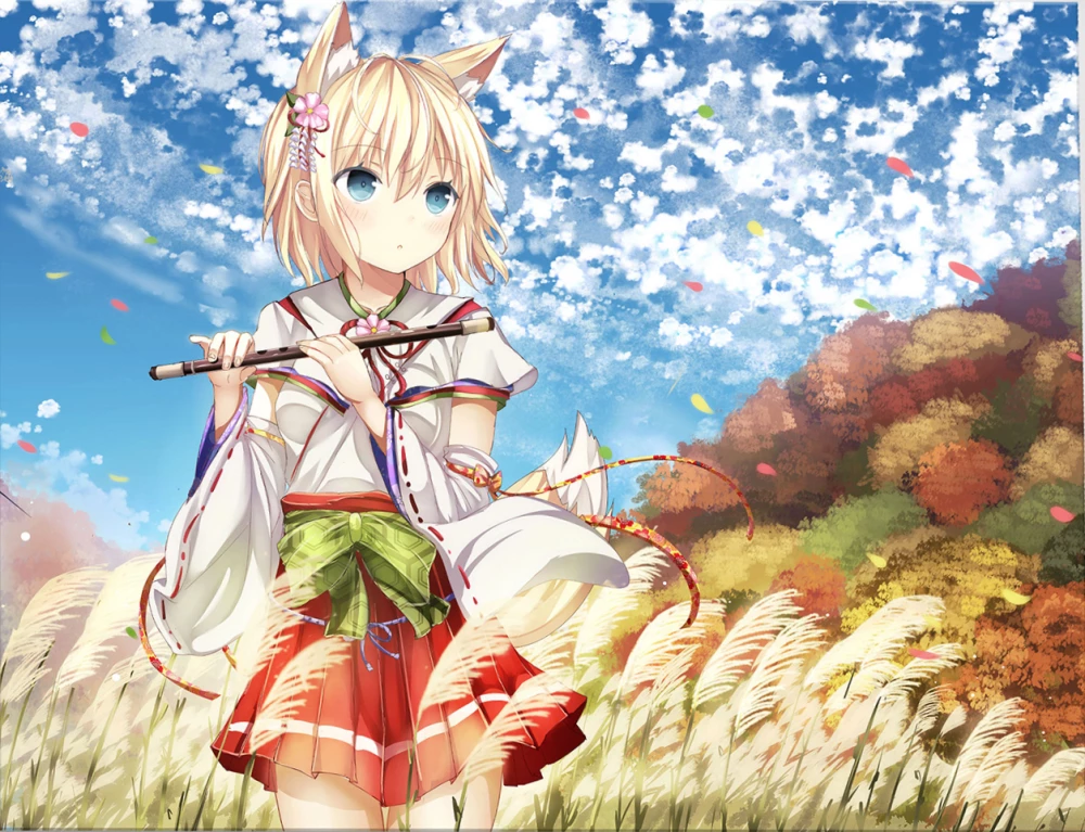 Numbrite kunst 40x50 cm - Kitsuné