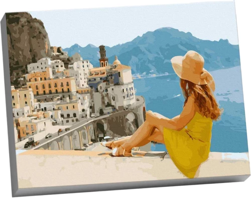 Obraz według numerów - Włochy, 40x50cm