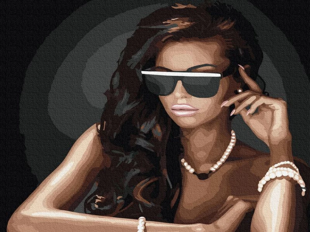 Картина по номерам - Гламур, 30х40см