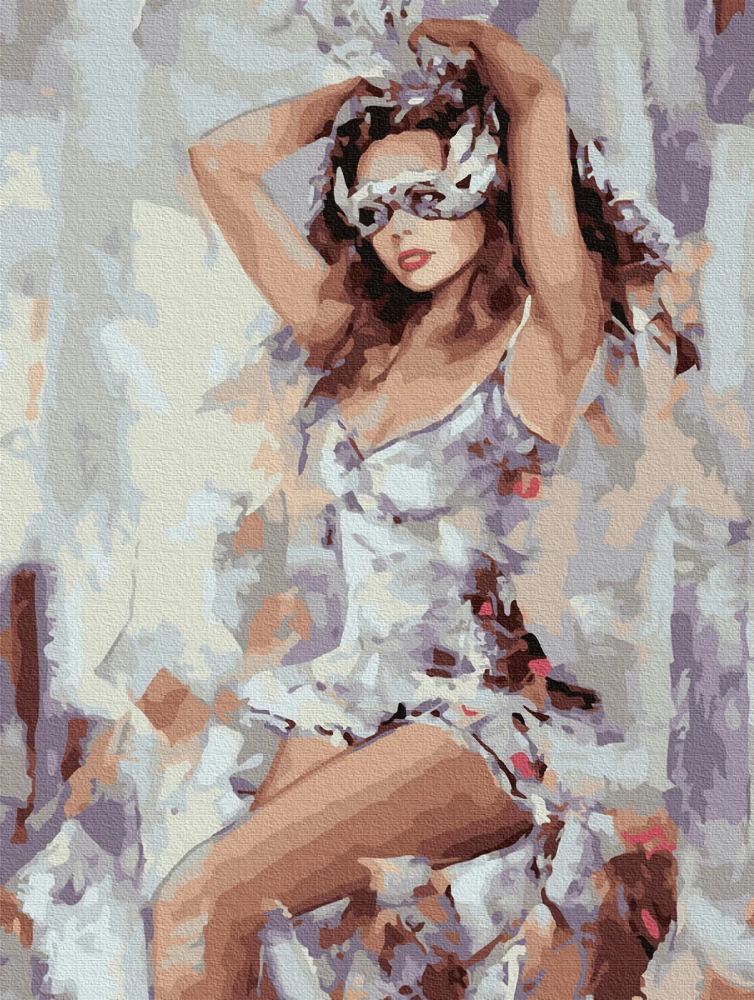 Картина по номерам - Перед карнавалом, 30х40см