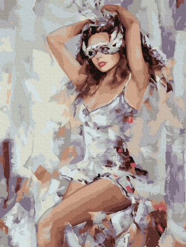 Картина по номерам - Перед карнавалом, 30х40см